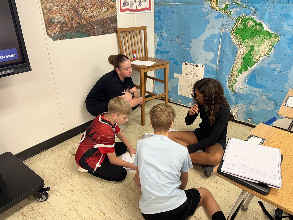 On Friday 9/5, students were involved in a Classroom Archaeology Simulation where they were analyzing artifacts as if they were archaeologists.