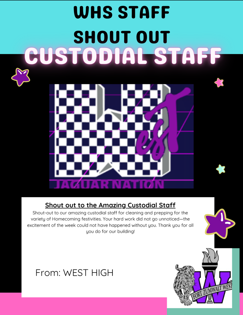 Plenty of Shout-outs this week to show why West is Best!