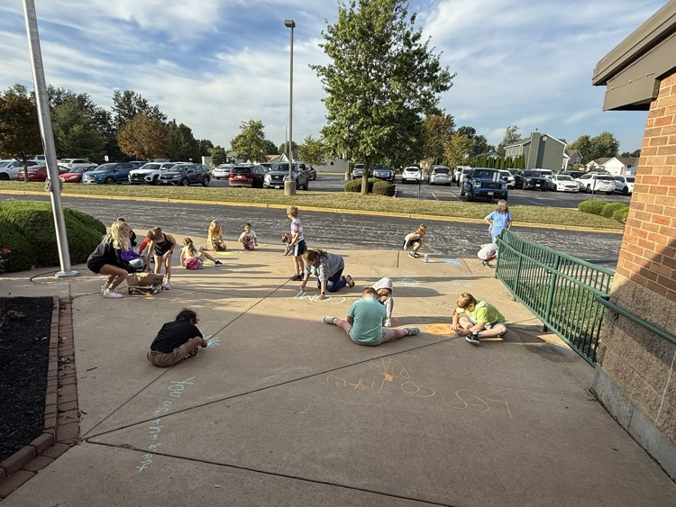 decorating our sidewalks!