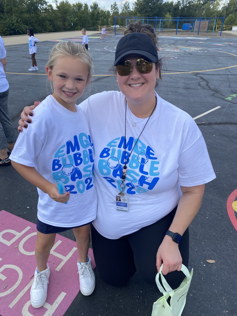 2025 Bubble Bash Ms. Wipfler and student