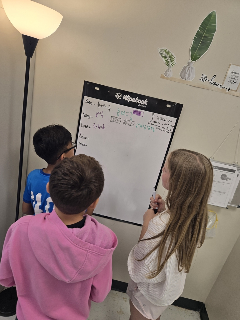 4th graders explain their thinking to solve fraction word problems.