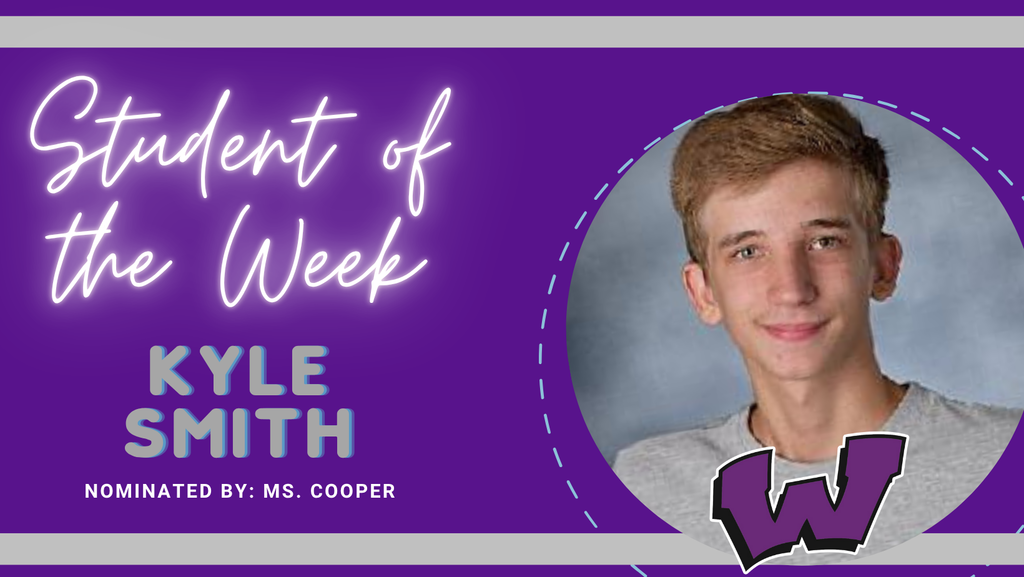 Congratulations to our Students of the Week – Zac Mulvey and Kyle Smith!