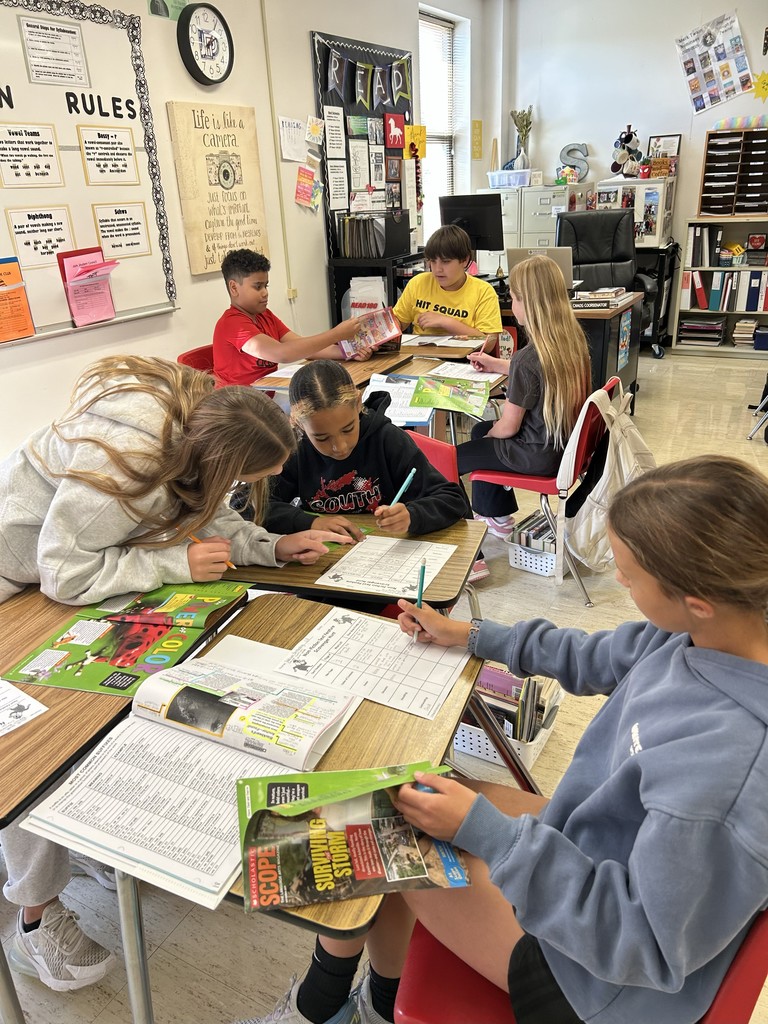 Reading text feature scavenger hunt! 