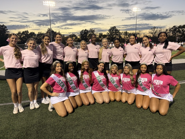 Senior Cheerleaders and the rest of their squad