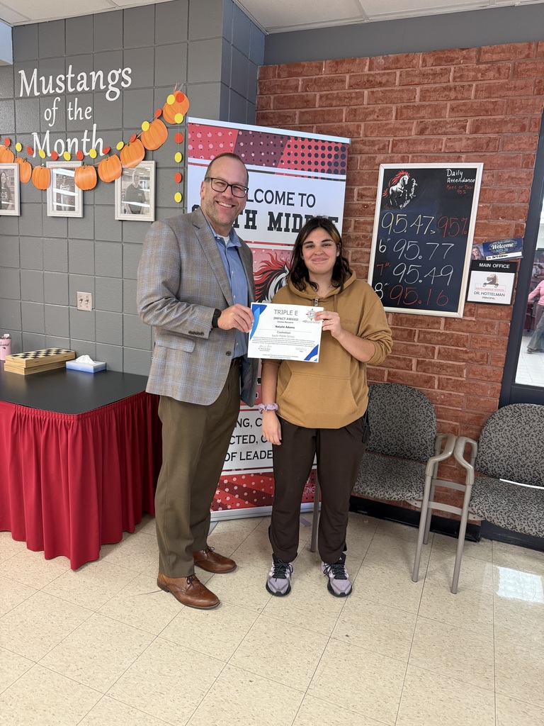 SMS Custodian, Natalie Adams, earned the Triple E Impact Award! 