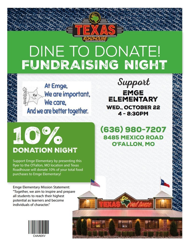 Emge Texas Roadhouse Night 10/22/25