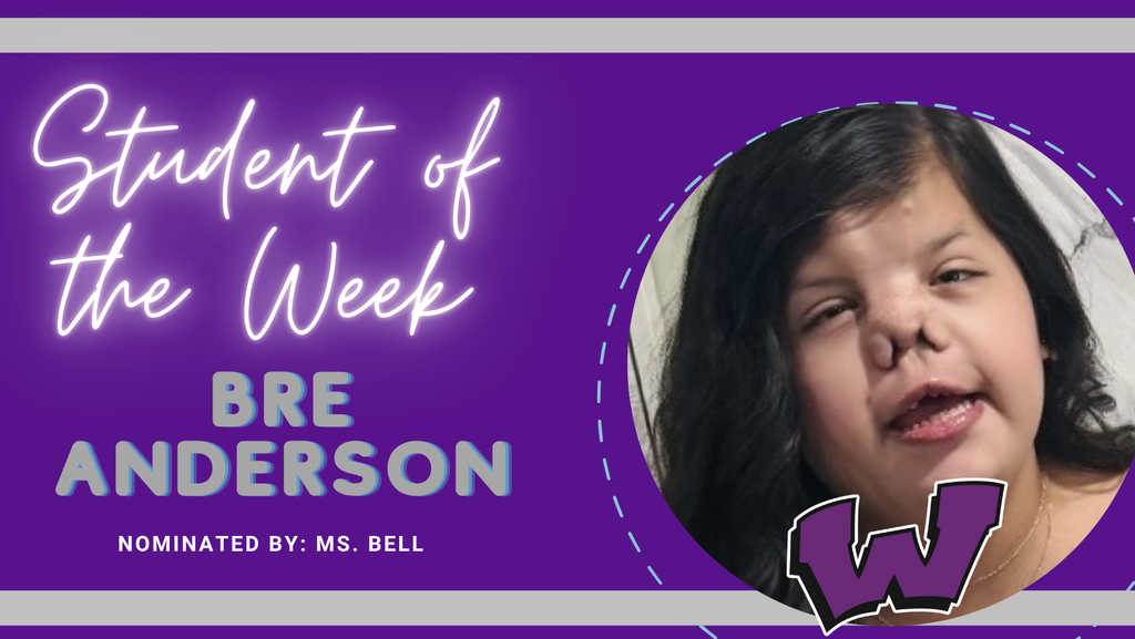 Congratulations to our Students of the Week – Bre Anderson and Xavier Lueders!