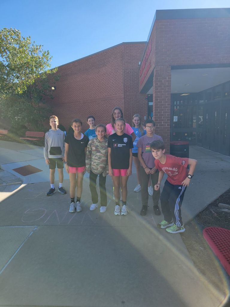 Running Club laced up and showed up for a 1.5 mile fun run! Smiles, sweat and school spirit powered every step! 