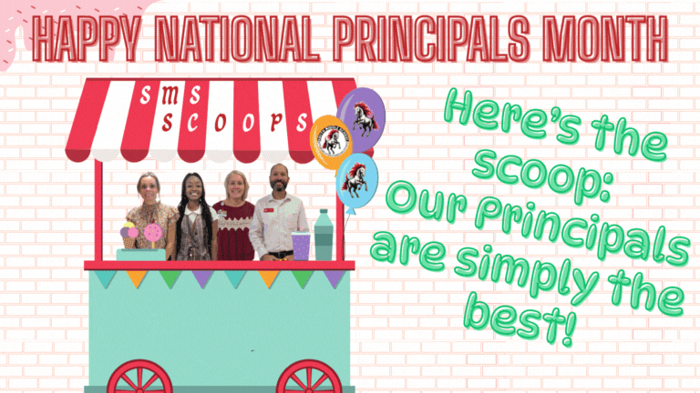 Happy National Principals Month: Here's the scoop: our principals are simply the best.