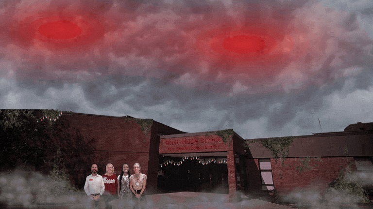 Happy Principals Month: In a world full of stranger things, we're grateful our principals keep SMS right side up!