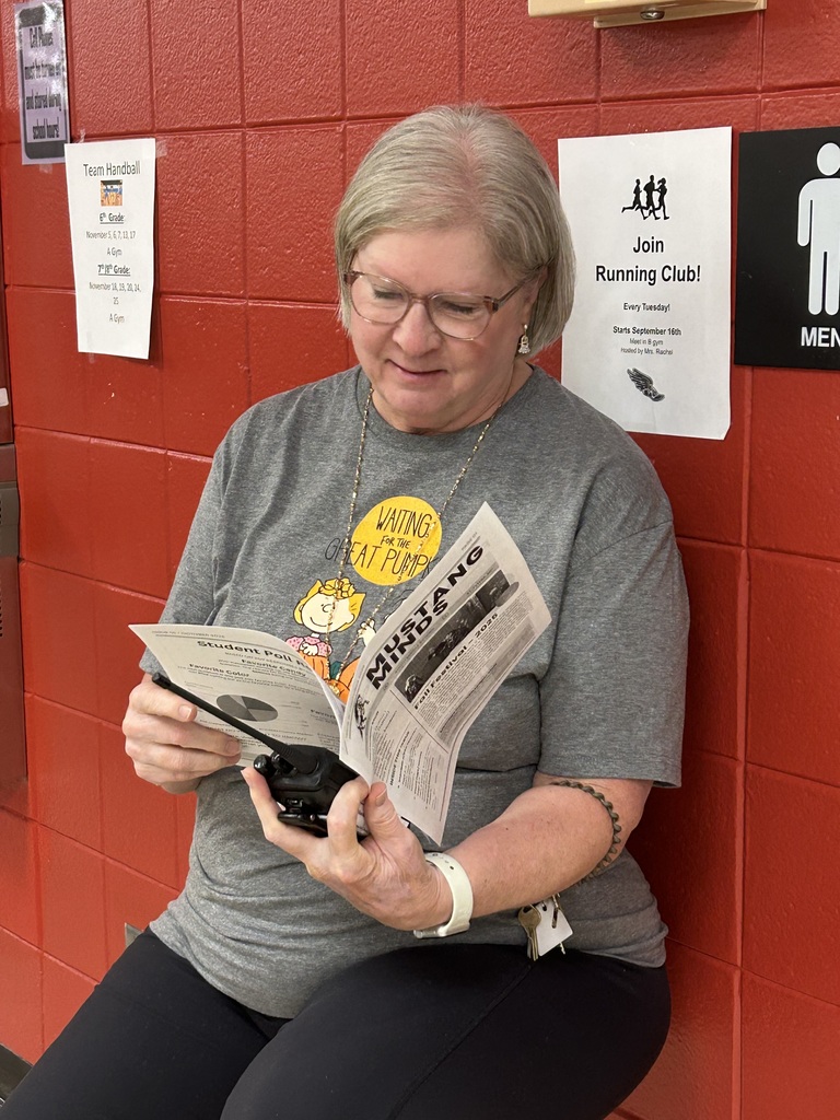 Extra! Extra! Read all about it! The SMS Newspaper Club is distributed their latest edition at lunch today! Students and staff picked up a copy to read what our Mustang journalists have been working on!