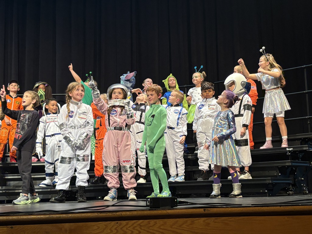 2nd grade students at the musical