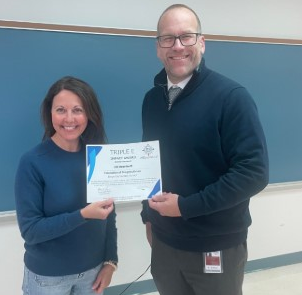 Ms. Deardorff Triple E Award October