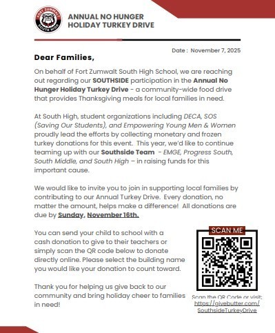 Turkey Drive donation info