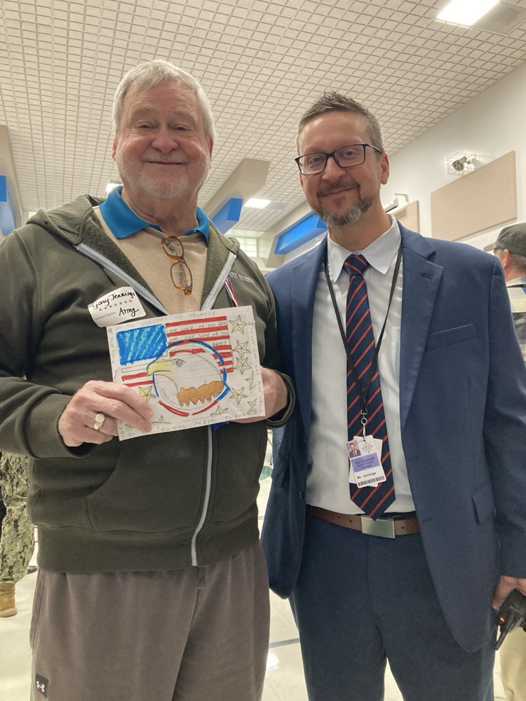 Mr Jennings and his father who is a Veteran 