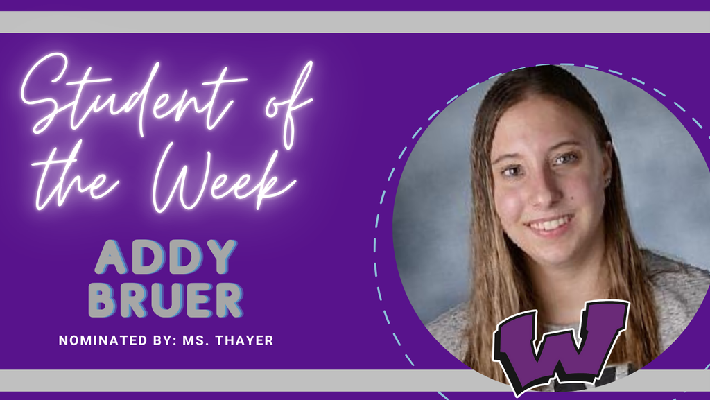 Congratulations to our Students of the Week – Ella Bowen, Addy Bruer and Nick Hauk!