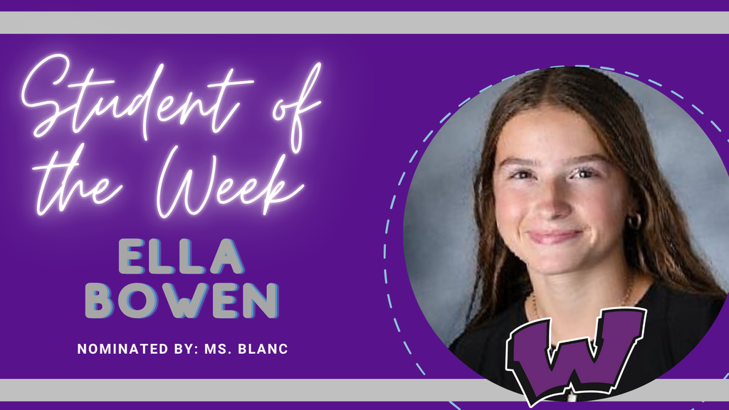 Congratulations to our Students of the Week – Ella Bowen, Addy Bruer and Nick Hauk!