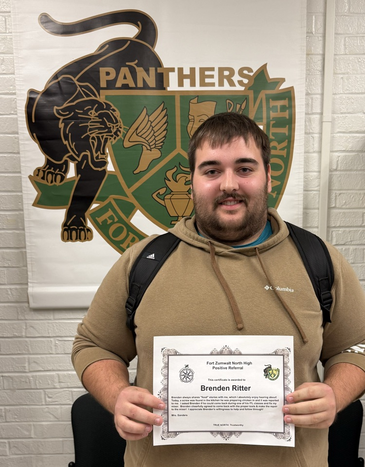 Brenden positive office referral