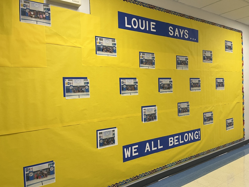 Louis says we all belong bulletin board