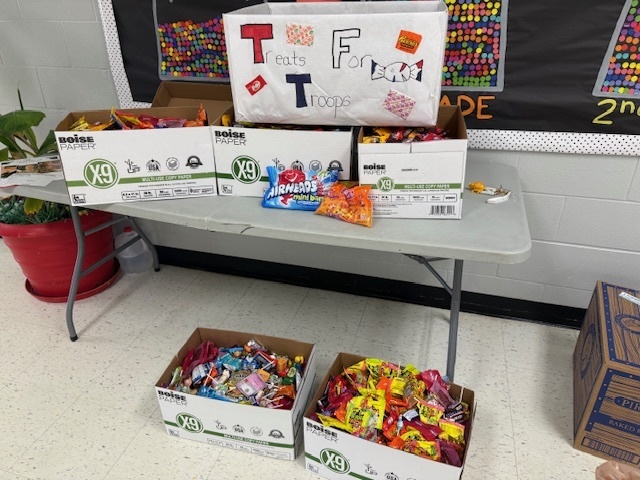 Treats for Troops candy collection