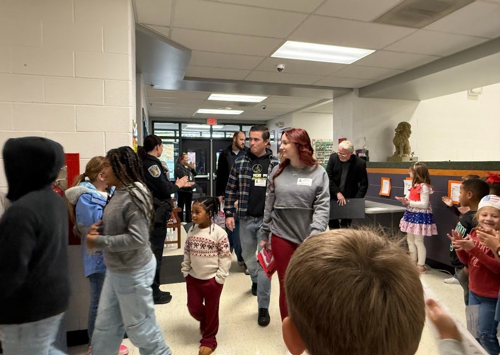 Our veterans day parade following our program