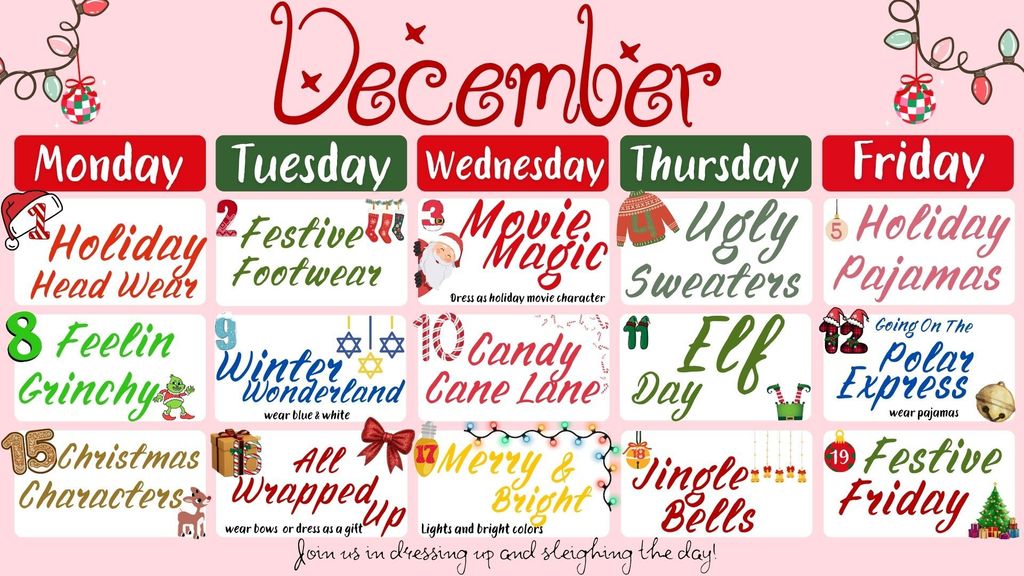December Spirit Week