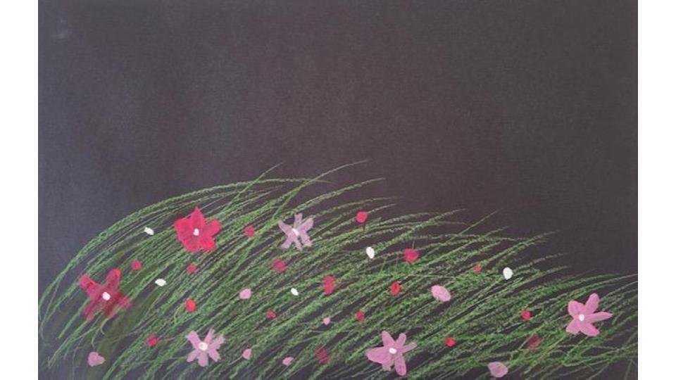 Students created a vibrant field of red poppies to honor our Veterans. Using gesture drawing techniques, they explored a range of light and dark values to bring depth and movement to each flower. The artwork reflects both gratitude and remembrance through expressive line work and thoughtful use of color and shading.