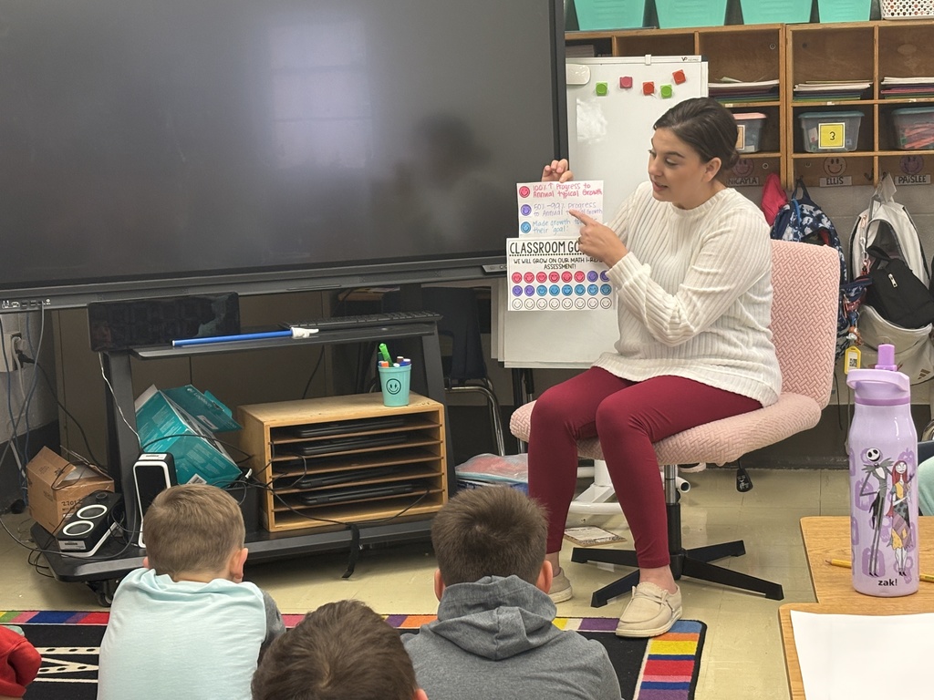 Mrs. Stephens showing thier goals and how they achieved them 