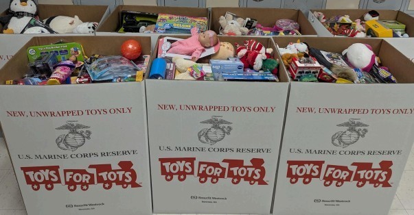 606 Toys collected for our school community