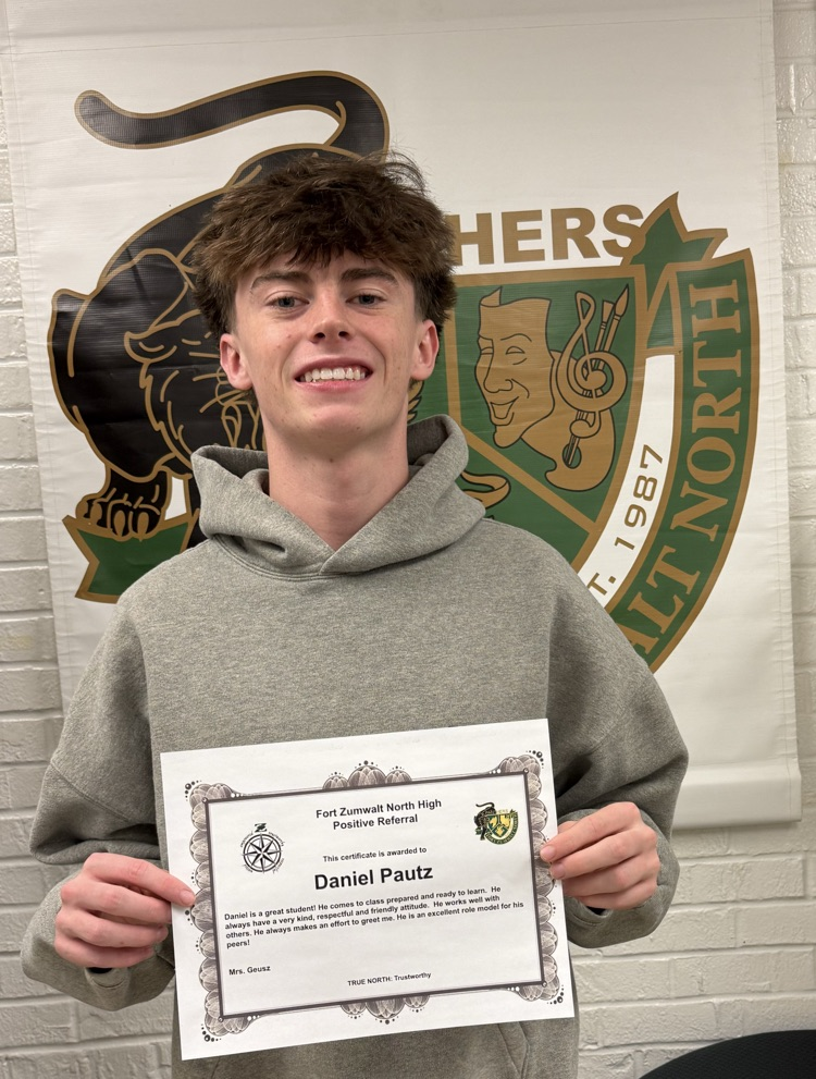 Daniel positive office referral!