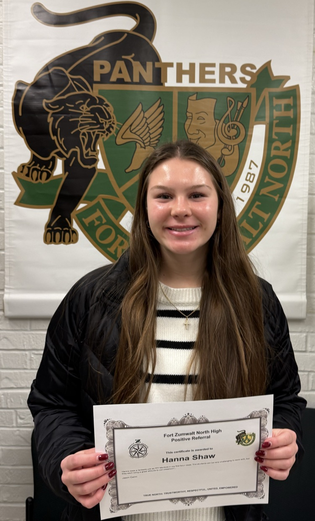 Hanna positive office referral!