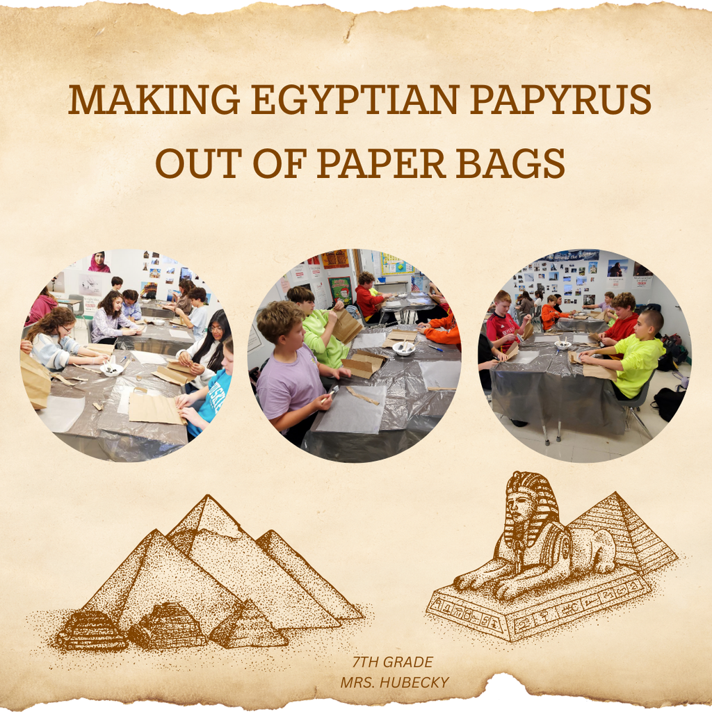 Making Egyptian Papyrus out of Paper Bags