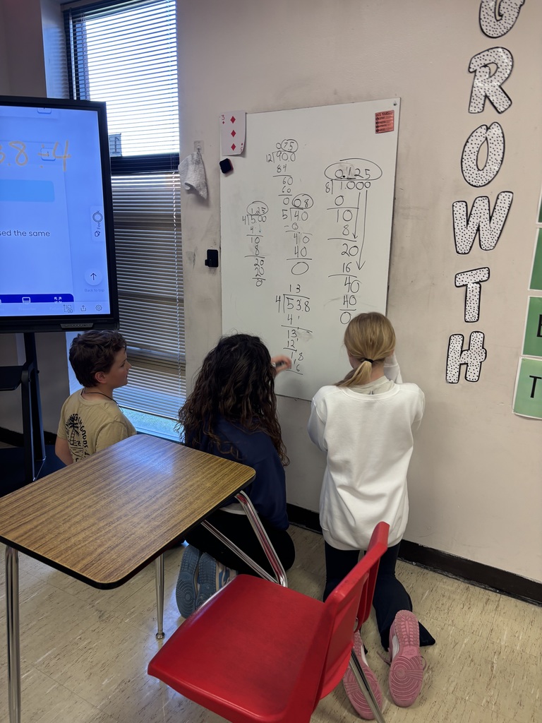Our 6th grade Accelerated Math students have been working hard and growing their long-division skills. We’re celebrating their progress and the confidence they’re building with each step.