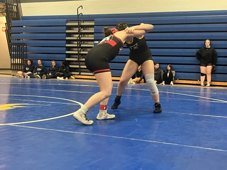 Shepard tied up with her opponent