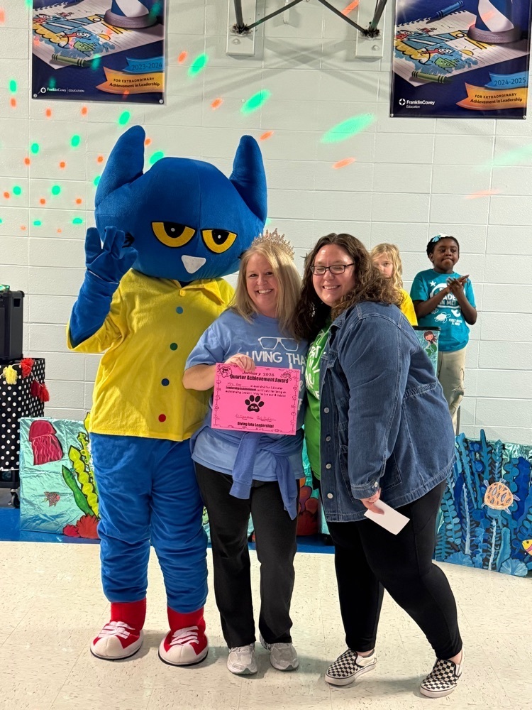 staff leader of the month, Mrs. Ray