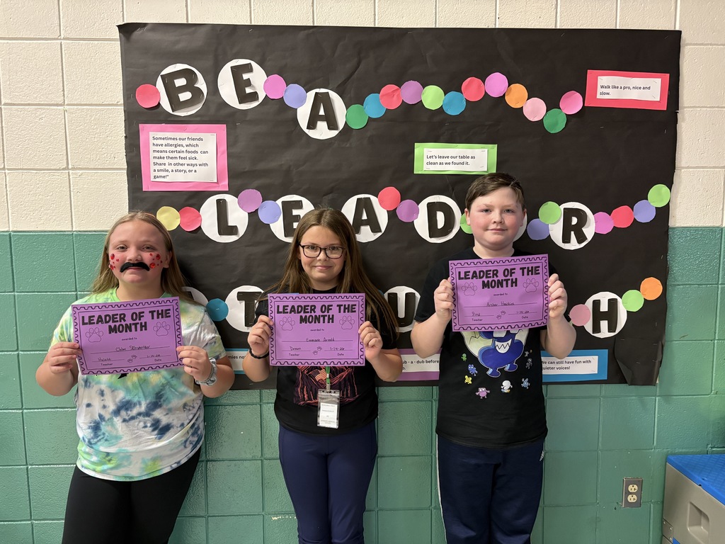 Our 5th-grade Leader of the Month