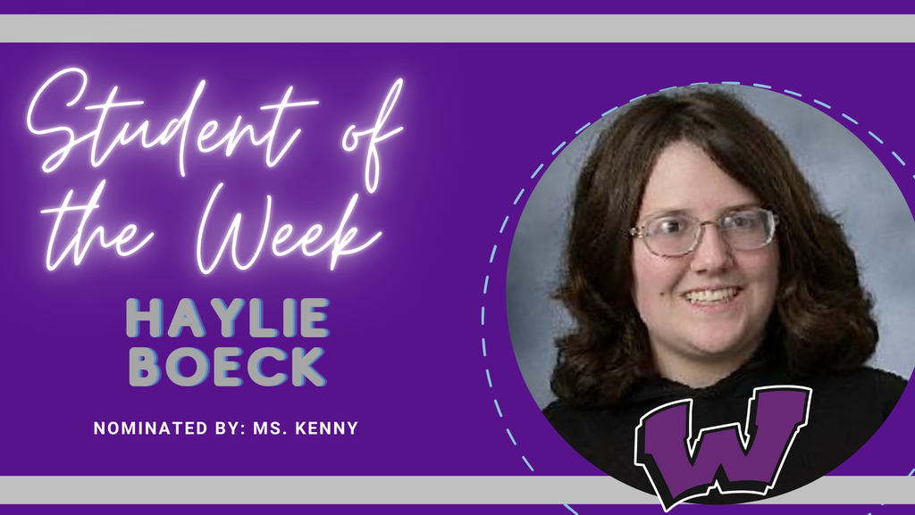 Congratulations to our Students of the Week – Haylie Boeck, Kate Sutton and Sam Thomas!