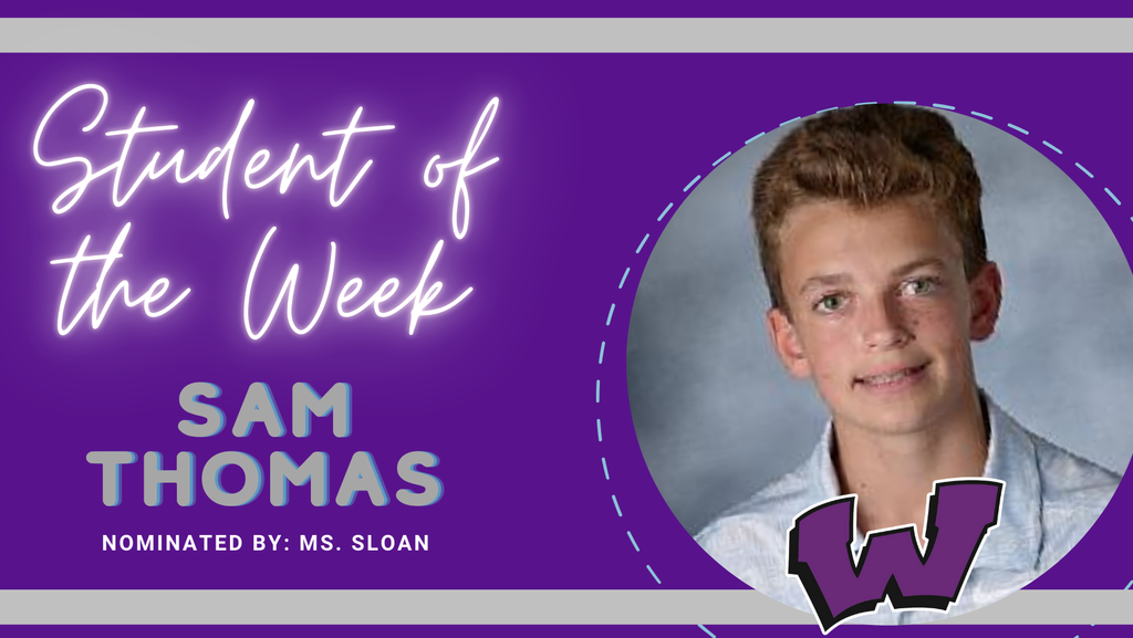 Congratulations to our Students of the Week – Haylie Boeck, Kate Sutton and Sam Thomas!