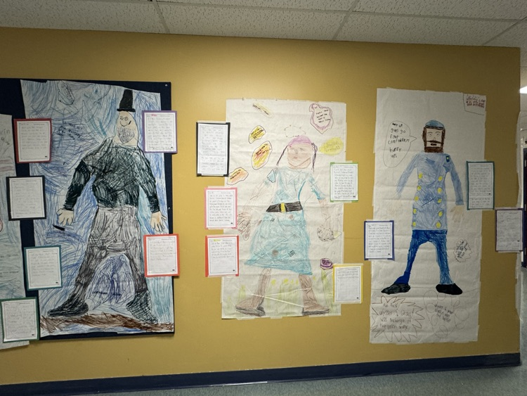  Student drawings of people from the Civil War era and facts about their important contributions 
