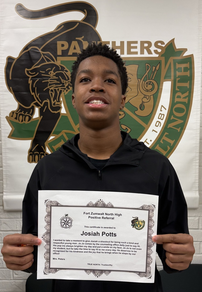 Josiah positive office referral!