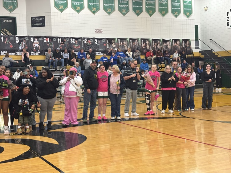 varsity girls senior night