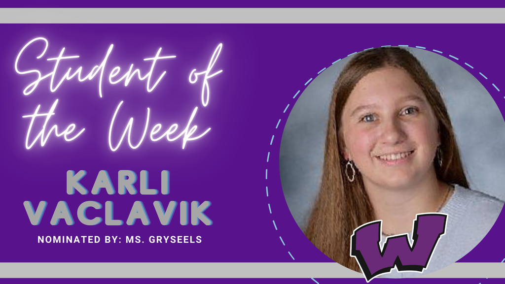 Congratulations to our Students of the Week – Josephine Faulkner, Karli Vaclavik and Jackson Young!