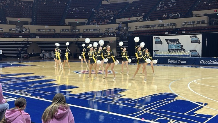 Poms in the air at state