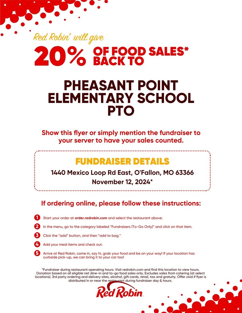 Red Robin Fundraiser