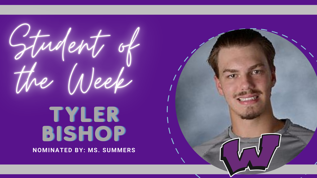 Congratulations to our Students of the Week – Tyler Bishop, Nick Hauk and Brielle Sontheimer!