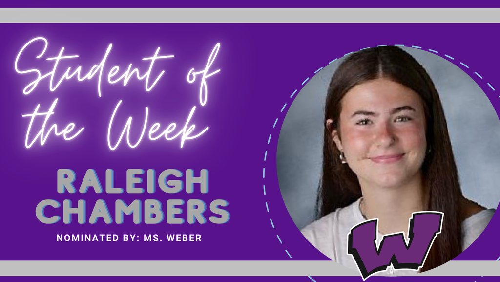 Congratulations to our Students of the Week – Raleigh Chambers, Katherine Flam and Jorge Rodas Gomez!
