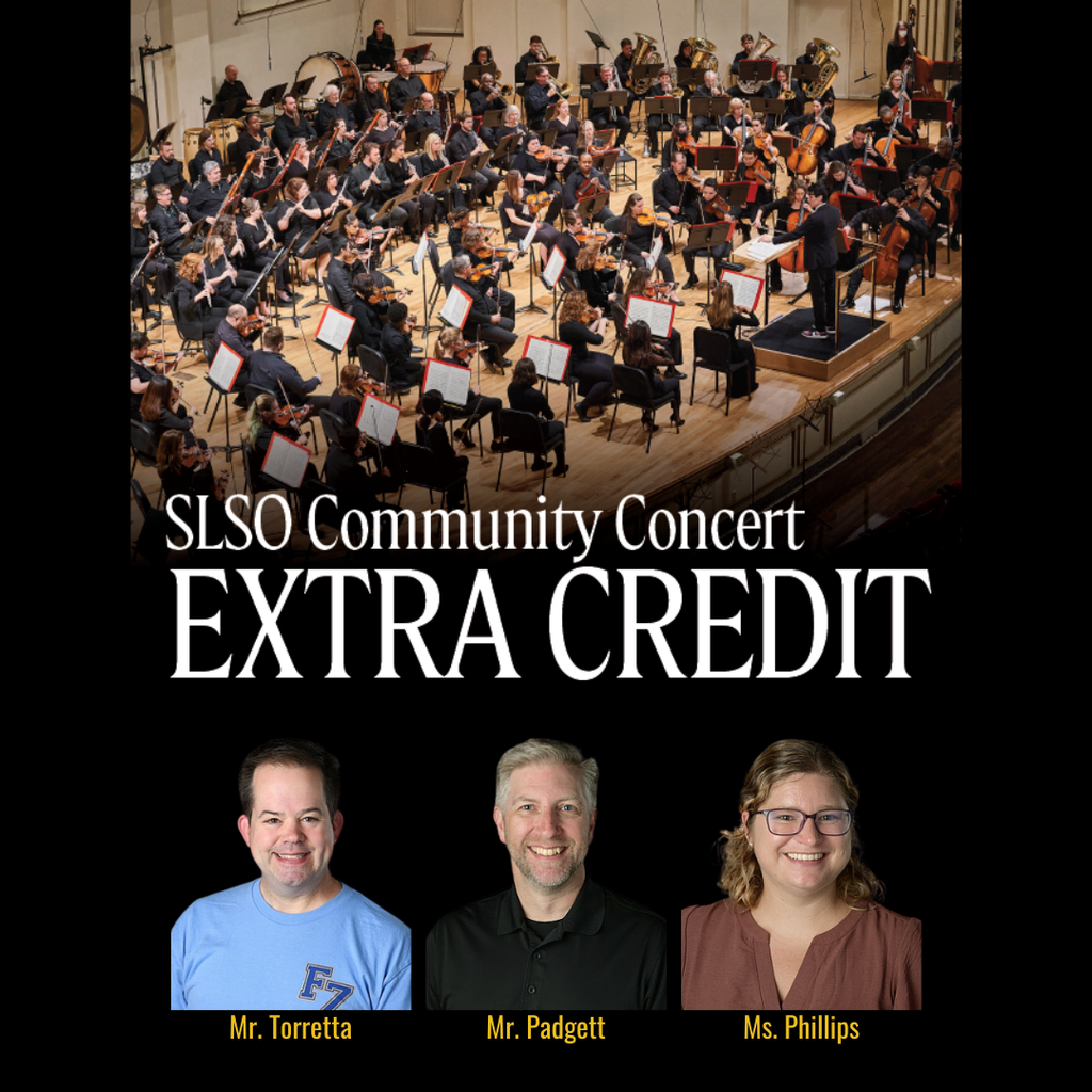 SLSO Community Concert - Extra Credit - Mr. Torretta, Mr. Padgett, Ms. Phillips