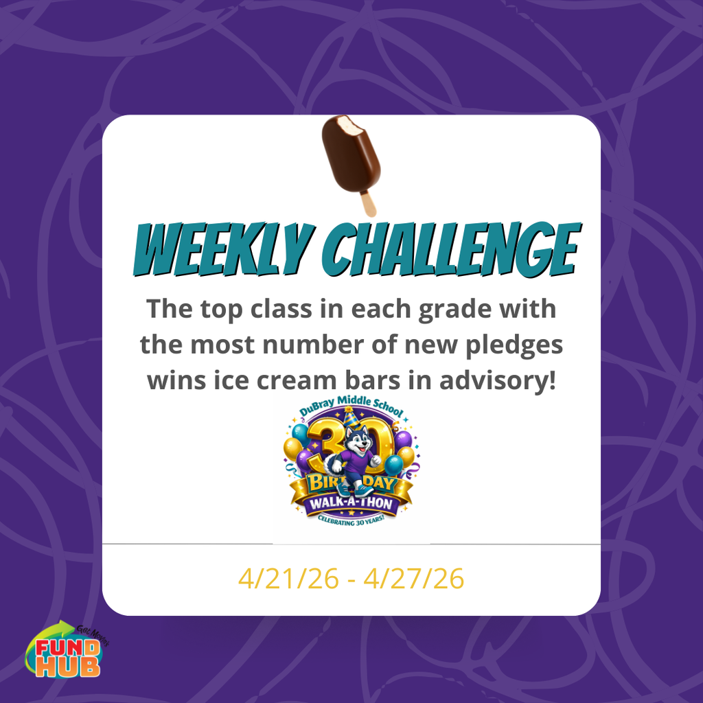 Top class in each grade with most number of new pledges wins ice cream bars