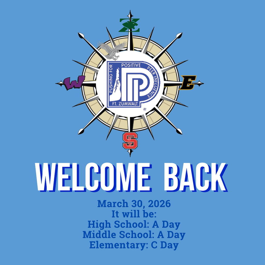Welcome Back. March 30, 2026 will be an A day at High and Middle and a C Day at Elementary