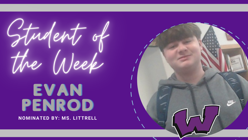 Congratulations to our Students of the Week – Gavin Ellebrecht, Evan Penrod and Grissel Valdez Valencia.